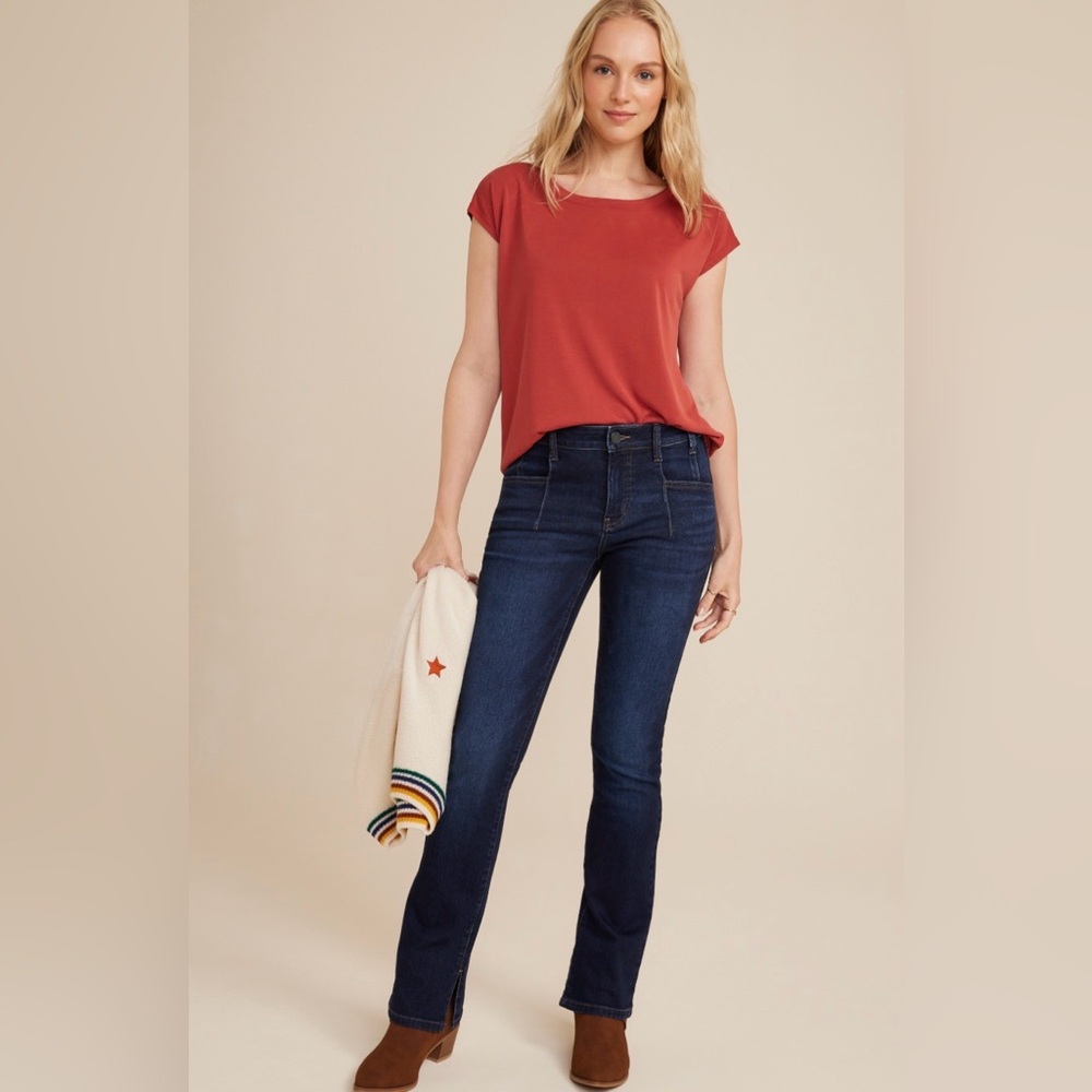 Maurices Women's Everflex Slim Bootcut Mid Rise Jeans, 10S